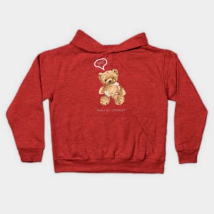 Bear toy Kids Hoodie